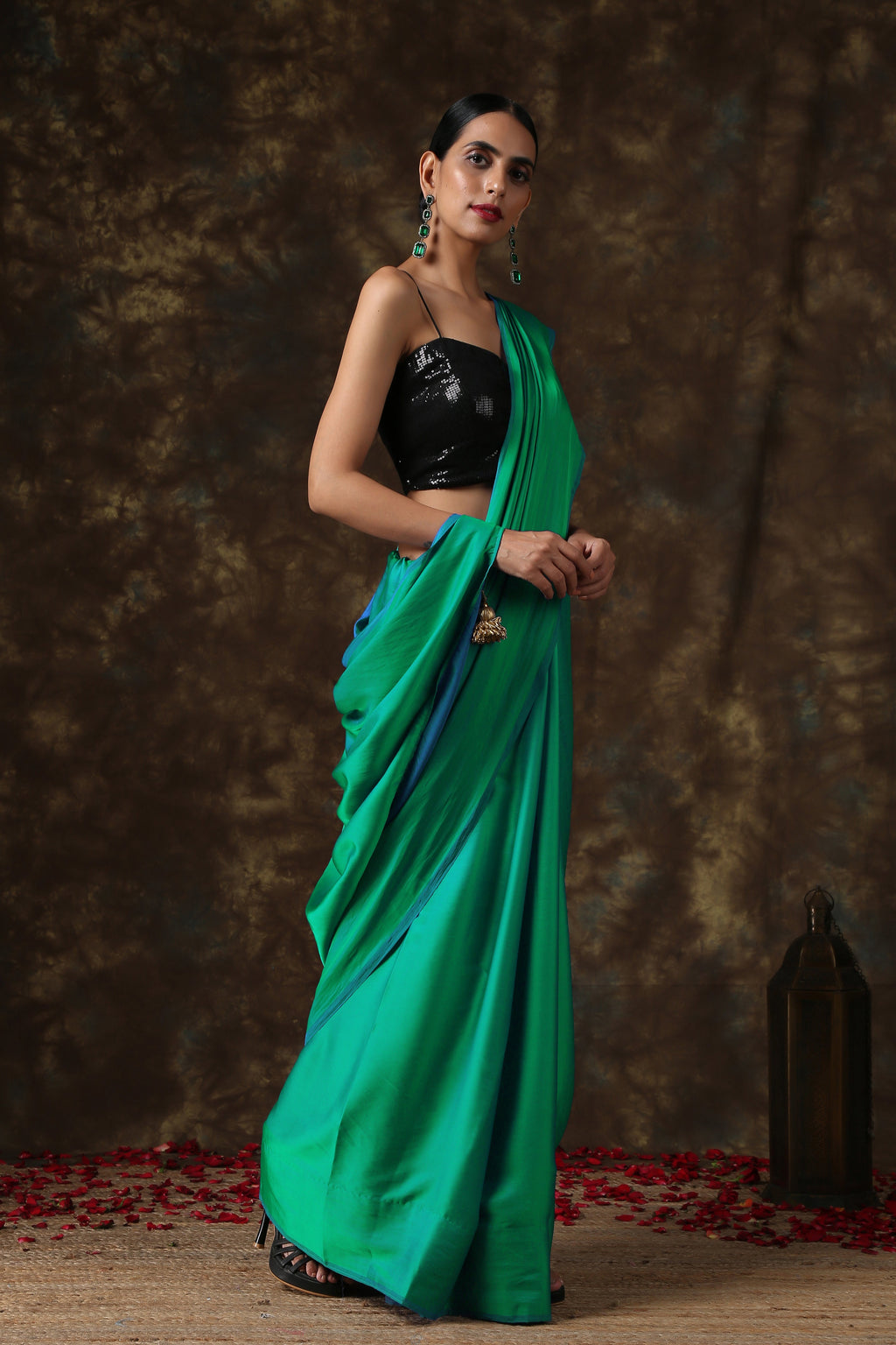 Meadows Satin Saree